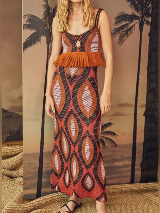 Johanna Ortiz Dresses & Skirts - Johanna Ortiz Chants Printed Set L